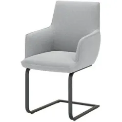 Koinor Polsterschwingstuhl  Dining System 3 ¦ grau ¦ Maße (cm): B: 57 H: 95 T: