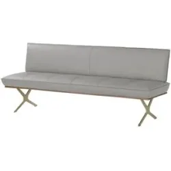 Koinor Sitzbank Leder Dining System 1 ¦ grau ¦ Maße (cm): B: 174 H: 88 T: 66.0
