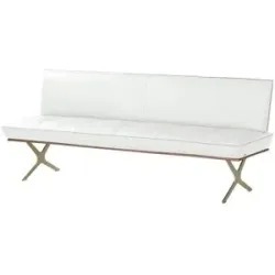 Koinor Sitzbank Leder Dining System 1 ¦ weiß ¦ Maße (cm): B: 154 H: 88 T: 66.0