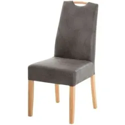 Höffner Polsterstuhl  Top-Chairs ¦ grau ¦ Maße (cm): B: 45 H: 97,5 T: 57.0