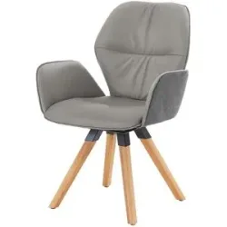 Höffner Polsterstuhl  Chianti ¦ grau ¦ Maße (cm): B: 62 H: 90 T: 60.0