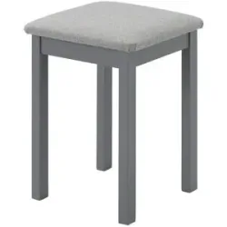 Höffner Hocker  David ¦ grau ¦ Maße (cm): B: 36 H: 47 T: 36.0