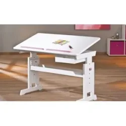 Höffner Schreibtisch  Isle ¦ weiß ¦ Maße (cm): B: 109 H: 63 T: 55.0