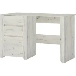 Höffner Schreibtisch  Aich ¦ weiß ¦ Maße (cm): B: 119 H: 76 T: 60.0