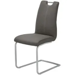 Höffner Schwingstuhl  1561 ¦ grau ¦ Maße (cm): B: 43 H: 98 T: 52.0