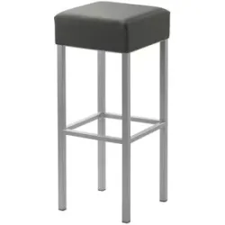 Höffner Barhocker  MyCubus ¦ grau ¦ Maße (cm): B: 34 H: 82 T: 34.0