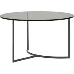 Höffner Couchtisch  Hesel ¦ grau ¦ Maße (cm): H: 41  Ø: 70