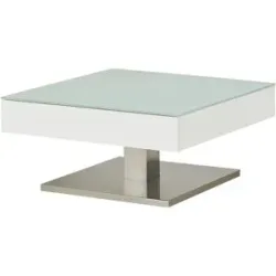 Höffner Home Couchtisch  Malediven ¦ weiß ¦ Maße (cm): B: 75 H: 38
