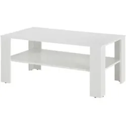 Höffner Couchtisch  Isola ¦ weiß ¦ Maße (cm): B: 59 H: 44