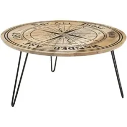 Höffner Couchtisch  Mallin ¦ holzfarben ¦ Maße (cm): B: 90 H: 46