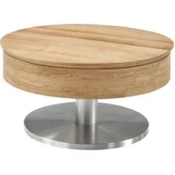 Höffner Couchtisch  Moraas ¦ holzfarben ¦ Maße (cm): H: 40  Ø: 79