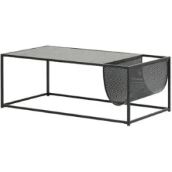 Höffner Couchtisch  Seano ¦ schwarz ¦ Maße (cm): B: 60 H: 40