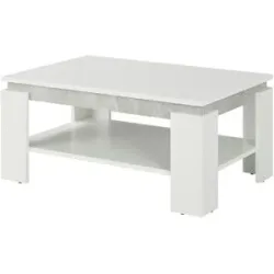 Höffner Couchtisch  Colombaia ¦ weiß ¦ Maße (cm): B: 60 H: 41