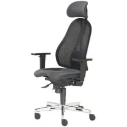 Höffner Bürodrehstuhl  Sitness Profi 650 ¦ schwarz ¦ Maße (cm): B: 64 H: 120 T: 64.0