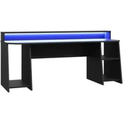 Höffner Gaming Tisch  Zocker 3 ¦ schwarz ¦ Maße (cm): B: 200 H: 91,1 T: 72.0
