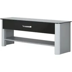 Höffner Garderobenbank  Juno ¦ schwarz ¦ Maße (cm): B: 117 H: 45 T: 35.0