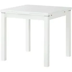 Höffner Esstisch ausziehbar Minimax ¦ weiß ¦ Maße (cm): B: 80 H: 76