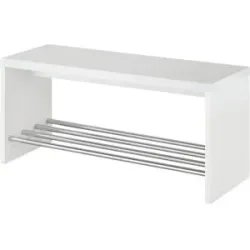 Höffner Schuhbank  Hagenow ¦ weiß ¦ Maße (cm): B: 81 H: 40 T: 30.0