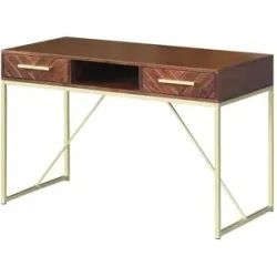 Höffner Schreibtisch aus Massivholz Calatria ¦ holzfarben ¦ Maße (cm): B: 55 H: 76
