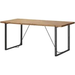Höffner Esstisch Aus massivem Akazienholz Detroit ¦ holzfarben ¦ Maße (cm): B: 85 H: 76