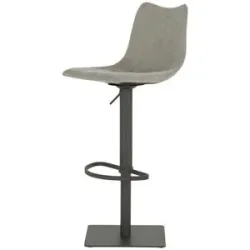 Höffner Barhocker  MyToby ¦ grau ¦ Maße (cm): B: 43 T: 50.0