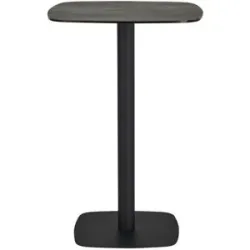 uno Bartisch mit Keramikplatte Damasos-70 ¦ schwarz ¦ Maße (cm): B: 70 H: 105
