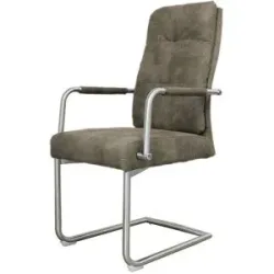 Höffner Schwingstuhl mit Griff  Bertie ¦ braun ¦ Maße (cm): B: 52 H: 100 T: 64.0