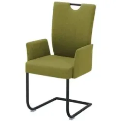 Höffner Polsterschwingstuhl  3061 ¦ grün ¦ Maße (cm): B: 57 H: 99 T: 56.0