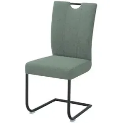 Höffner Polsterschwingstuhl  3061 ¦ blau ¦ Maße (cm): B: 46 H: 99 T: 56.0