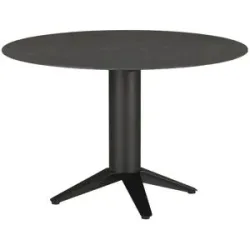 Höffner Esstisch  Carve ¦ grau ¦ Maße (cm): H: 77  Ø: 120