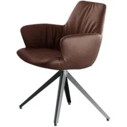 Höffner Armlehnstuhl  Maple ¦ braun ¦ Maße (cm): B: 60 H: 87 T: 62.0