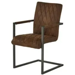 Höffner Schwingstuhl  Thomas ¦ braun ¦ Maße (cm): B: 53 H: 91 T: 62.0