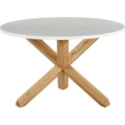 Höffner Esstisch  Figo ¦ holzfarben ¦ Maße (cm): H: 75  Ø: 120