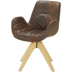 Höffner Drehsessel  Buffalo ¦ braun ¦ Maße (cm): B: 60 H: 84 T: 60.0