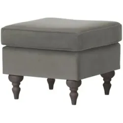 Höffner Hocker  Cozy ¦ grau ¦ Maße (cm): B: 55 H: 44 T: 55.0
