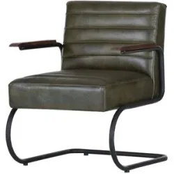 Höffner Freischwinger Sessel  Buff ¦ grün ¦ Maße (cm): B: 68 H: 84 T: 78.0
