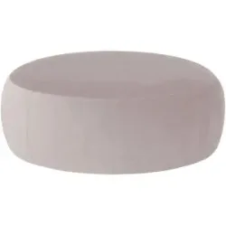 Höffner Samt Hocker  Amadi ¦ rosa/pink ¦ Maße (cm): B: 105 H: 40