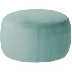 Höffner Samt Hocker  Amadi ¦ türkis/petrol ¦ Maße (cm): B: 60 H: 40