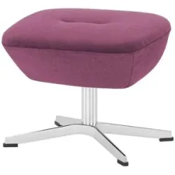 Höffner Fußablage  Globe ¦ lila/violett ¦ Maße (cm): B: 50 H: 37 T: 36.0