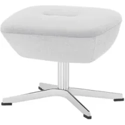 Höffner Fußablage  Globe ¦ grau ¦ Maße (cm): B: 50 H: 37 T: 36.0