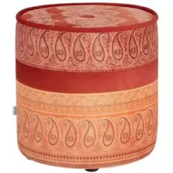 bassetti by SCHRÖNO Pouf  Tinetto ¦ orange ¦ Maße (cm): H: 44  Ø: 43