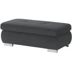 Lounge Collection Polsterhocker  Affair ¦ grau ¦ Maße (cm): B: 129 H: 47 T: 64.0