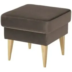 switch Hocker aus Samt Taco ¦ braun ¦ Maße (cm): B: 49 H: 45 T: 49.0