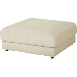 Jette Home Hocker Cord Sila ¦ creme ¦ Maße (cm): B: 100 H: 43 T: 100.0