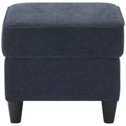 Höffner Hocker  Kivana ¦ blau ¦ Maße (cm): B: 52 H: 45 T: 52.0