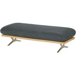 Koinor Hockerbank  Marilyn ¦ blau ¦ Maße (cm): B: 150 H: 45 T: 60.0