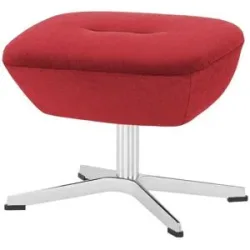 Höffner Fußablage  Globe ¦ rot ¦ Maße (cm): B: 50 H: 37 T: 36.0