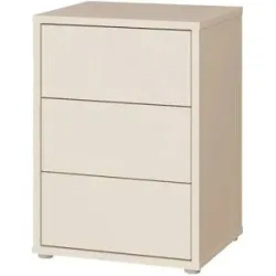 Höffner Nachtkommode  Bergamo ¦ beige ¦ Maße (cm): B: 49,8 H: 68,7 T: 41.5