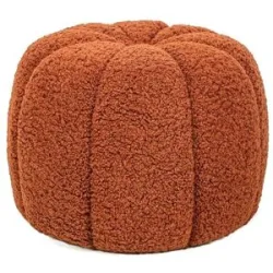 Höffner Pouf   ¦ rot ¦ Maße (cm): B: 50 H: 38