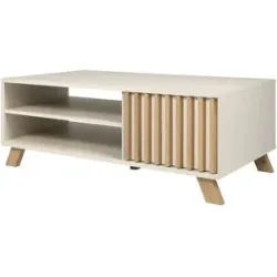 Höffner Couchtisch  Harmony ¦ creme ¦ Maße (cm): B: 67 H: 42